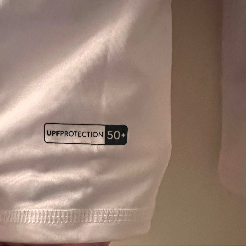 New White Quicksilver Rashguard Size L - Picture 3 of 4